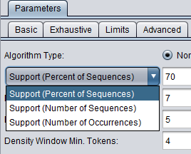 PatternDiscovery Params Basic support options.png