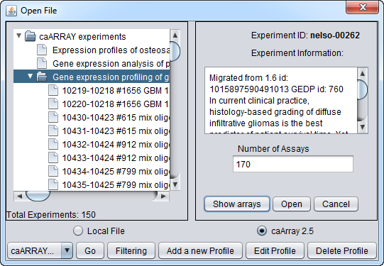 Open File caArray show arrays.png