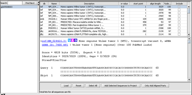 T SequenceAlignment BLAST results.png
